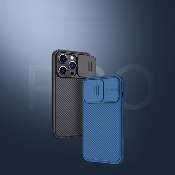 Nillkin iPhone 14 Pro Skal CamShield Pro (PC Och TPU) - Blå