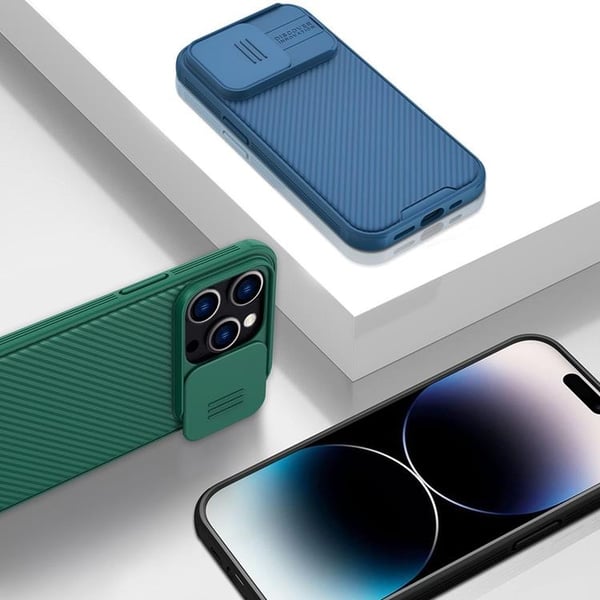 Nillkin iPhone 14 Pro Skal CamShield Pro (PC Och TPU) - Blå