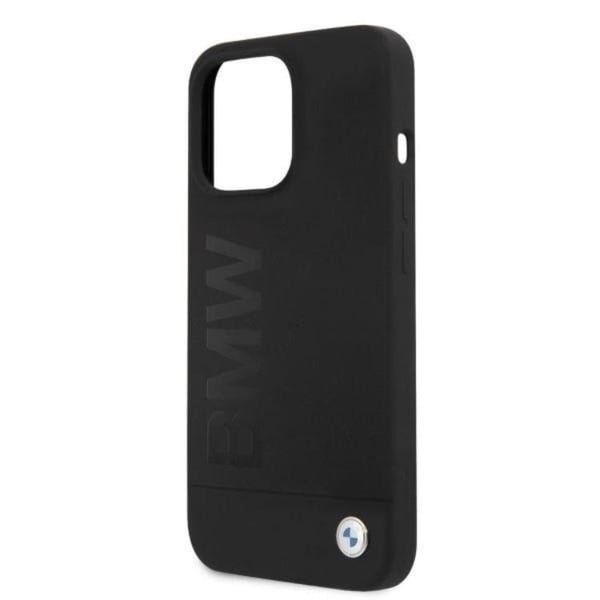 Etui BMW iPhone 13 Pro Skal Magsafe Silicone Signature Logo - Svart