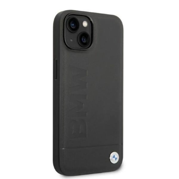 BMW iPhone 14 Plus Skal Magsafe Signature Logo Imprint - Svart