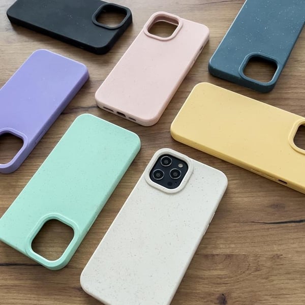 iPhone 14 Plus Skal Eco Silikon Degradable - Svart