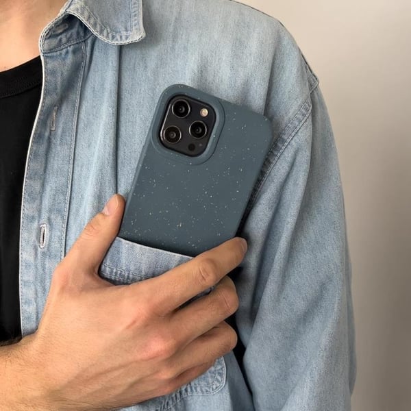 iPhone 14 Pro Max Skal Eco Silikon Degradable - Lila