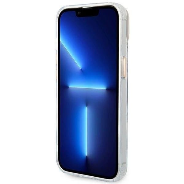 GUESS iPhone 14 Skal Magsafe Metal Outline - Guld