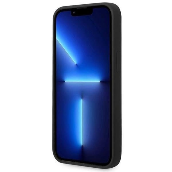 GUESS iPhone 14 Plus Skal Silicone Triangle - Svart