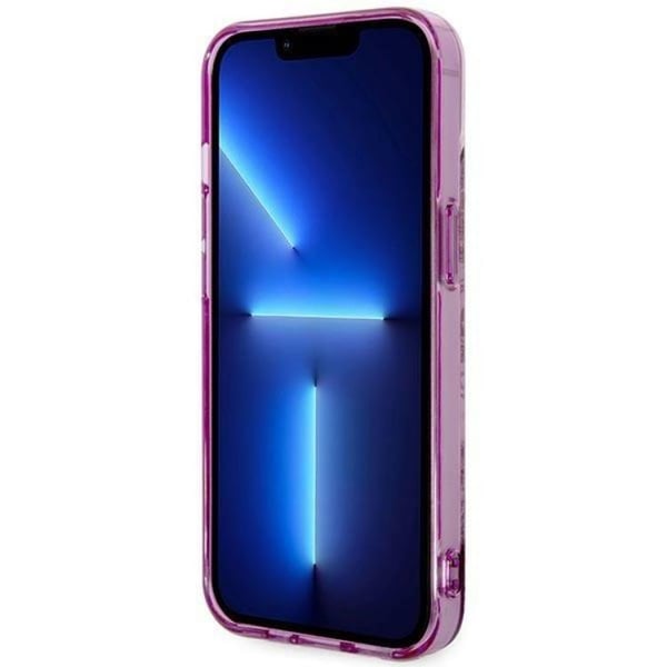 GUESS iPhone 14 Plus -kuori Porcelain Collection - Fuschia
