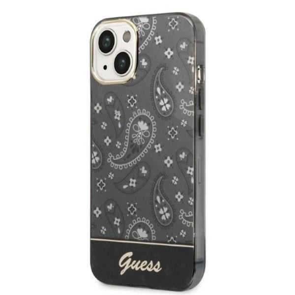 GUESS iPhone 14 Plus Skal Bandana Paisley - Svart