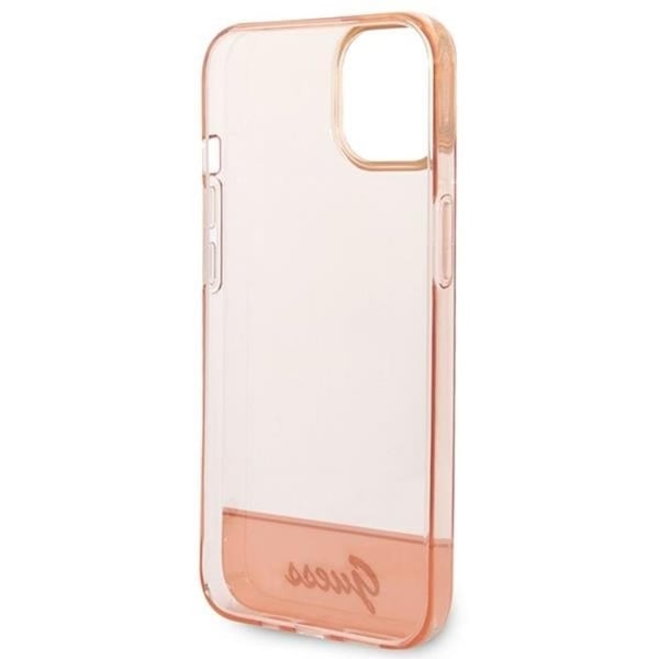 GUESS iPhone 14 Plus Skal Translucent - Rosa