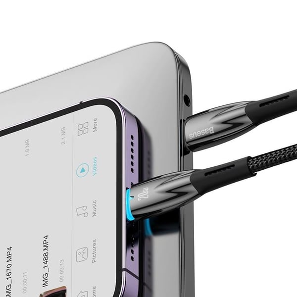 Baseus USB-C til USB-C kabel 100W 1m - Sort