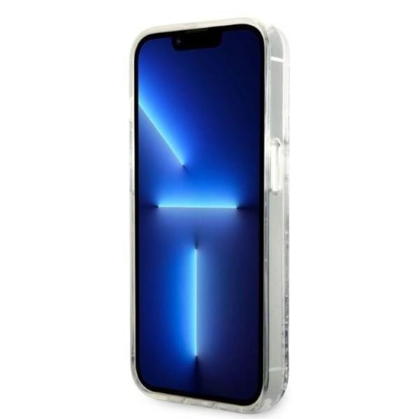 Karl Lagerfeld iPhone 14 Pro Skal Glitter Choupette Head - Silver
