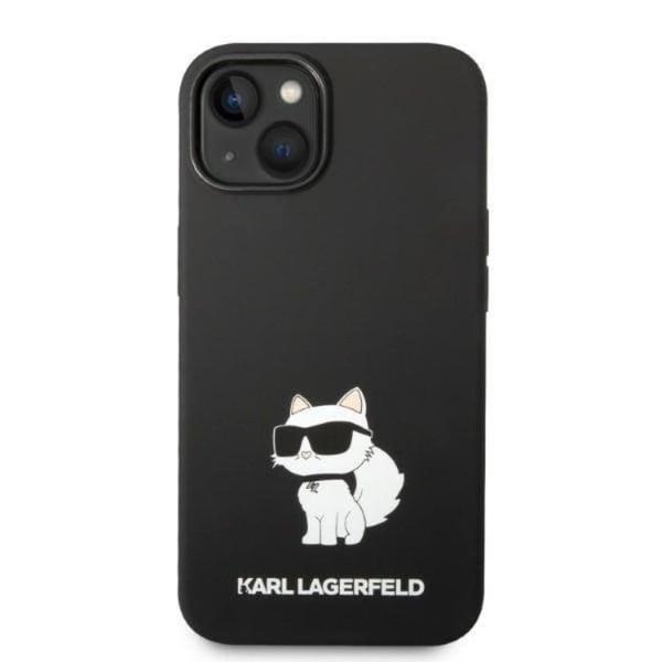 Karl Lagerfeld Magsafe iPhone 14 Plus Skal Choupette Silicone - Svart