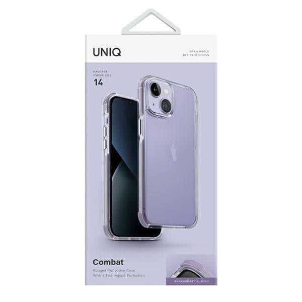 UNIQ iPhone 14 Plus Skal Combat - Lila
