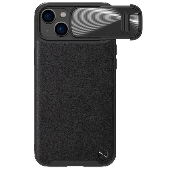 Nillkin iPhone 14 Plus Skal CamShield Läder S - Svart