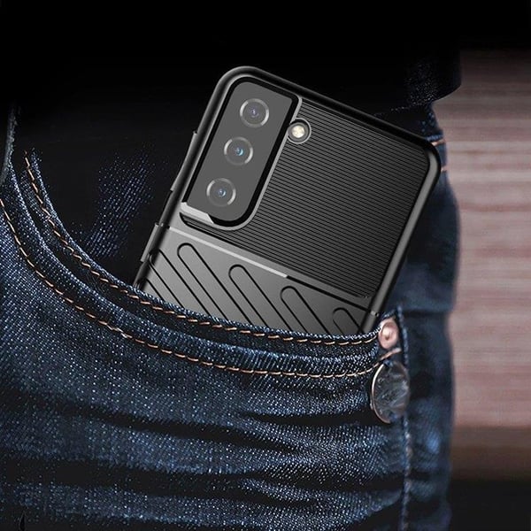 Galaxy S23 Plus Skal Thunder Armor Silicone - Svart
