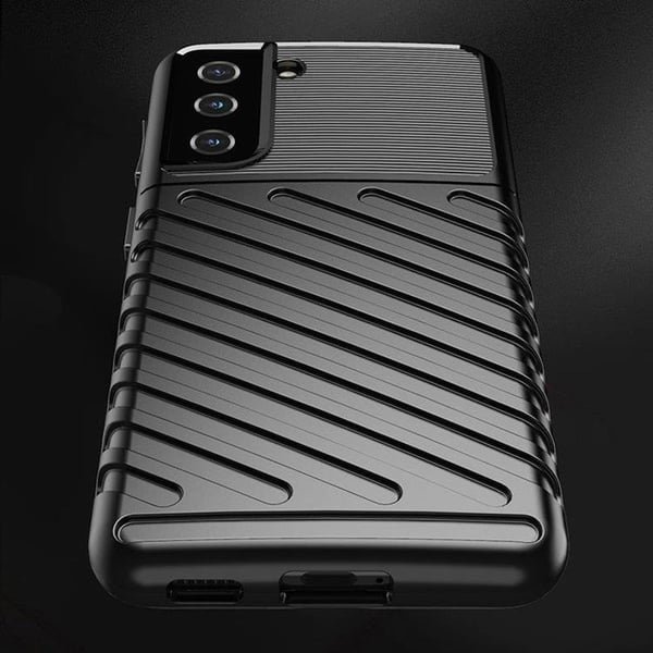 Galaxy S23 Plus Skal Thunder Armor Silicone - Svart