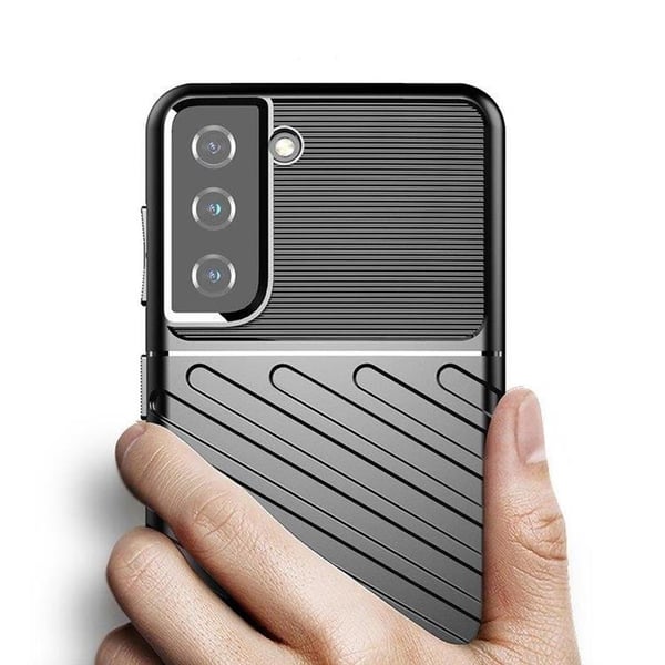 Galaxy S23 Skal Thunder Armor Silicone - Blå