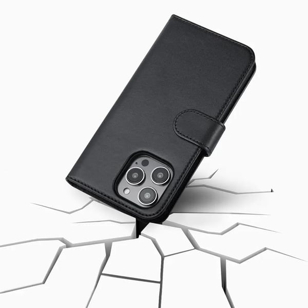 SiGn iPhone 14 Pro Max Pung Etui 2-i-1 - Sort