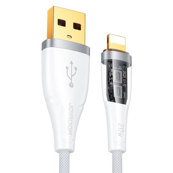 Joyroom Fast USB-C till Lightning kabel 2.4A 1.2m - Vit