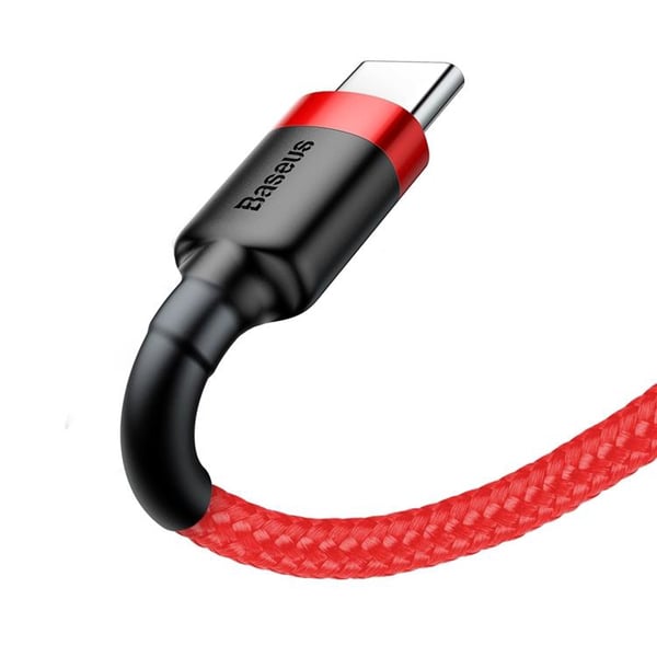 Baseus Cafule USB-C til USB-A kabel 3A 0.5M - Rød