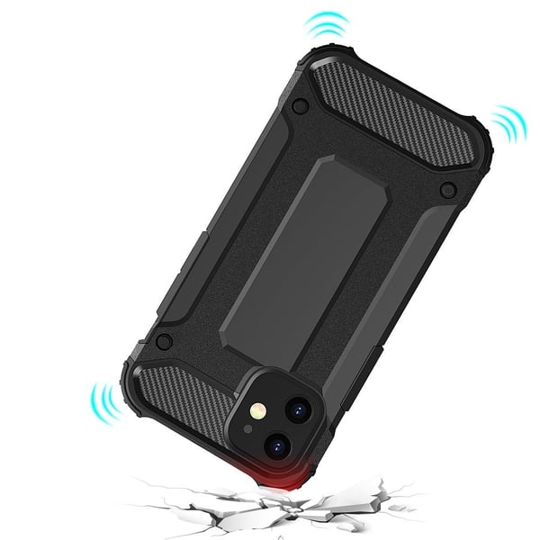 iPhone 12 Pro Max Skal Hybrid Armor - Svart