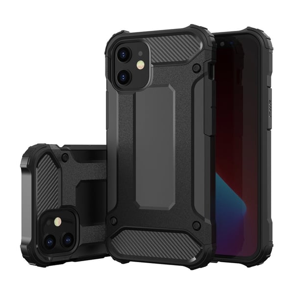 iPhone 12 Pro Max Skal Hybrid Armor - Svart