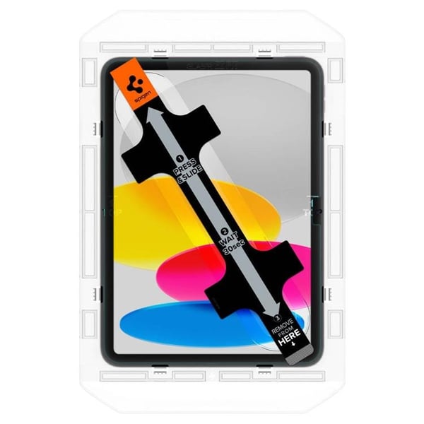 Spigen iPad 10.9 (2022) Näytönsuoja EZ Fit - Läpinäkyvä