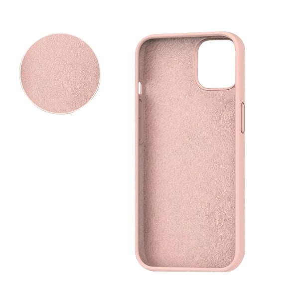 SiGN iPhone 14 Plus Skal Liquid Silicone - Sand Rosa
