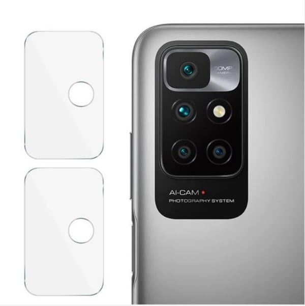 [2-PACK] Xiaomi Redmi 10 4G (2021/2022) Kameralinsskydd i Härdat glas - Clear