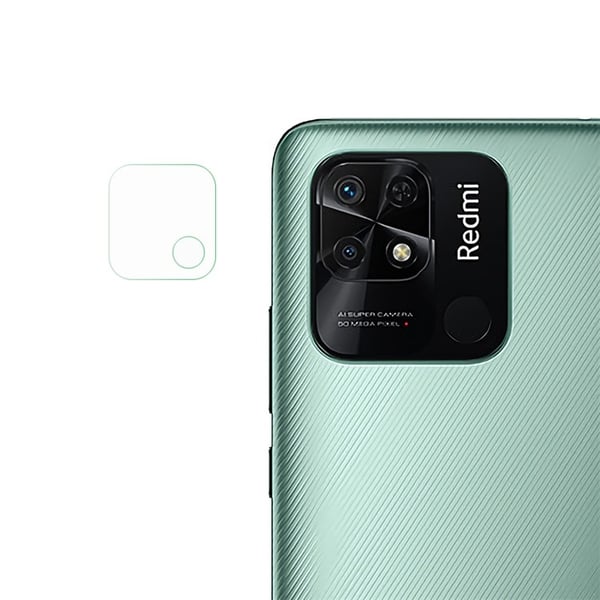 [1-PAKKE] Xiaomi Redmi 10C hærdet glas kameralinsedæksel - klar