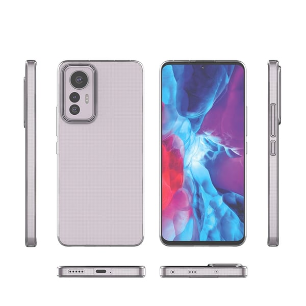 Xiaomi 12 Lite Skal Ultra Clear 0.5mm Thin - Transparent