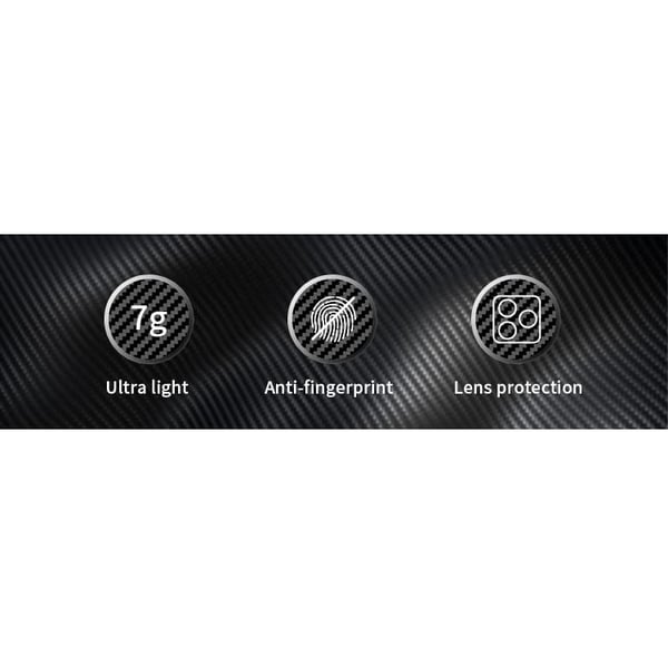 BOOM iPhone 7/8 Plus Skal Carbon Zero - Svart