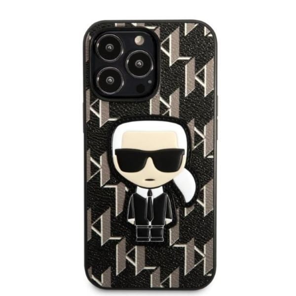 Karl Lagerfeld iPhone 13 Pro Skal Monogram Ikonik Patch - Svart