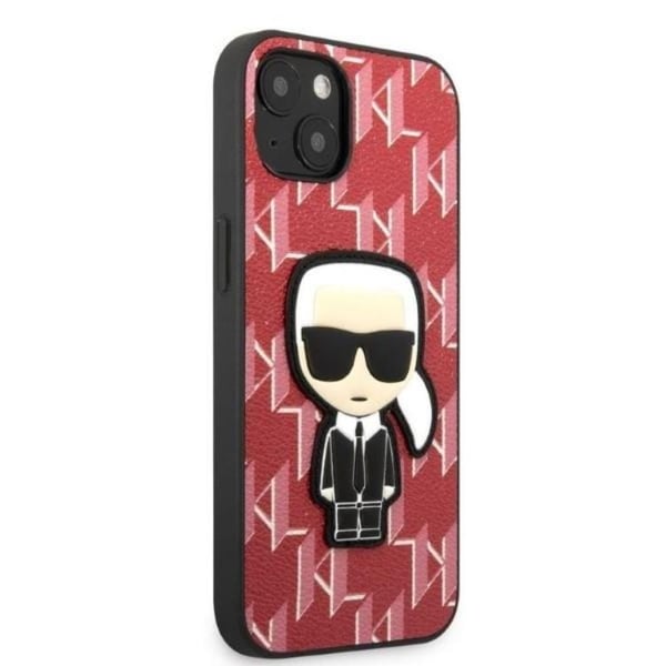Karl Lagerfeld iPhone 13 mini Skal Monogram Ikonik Patch - Röd