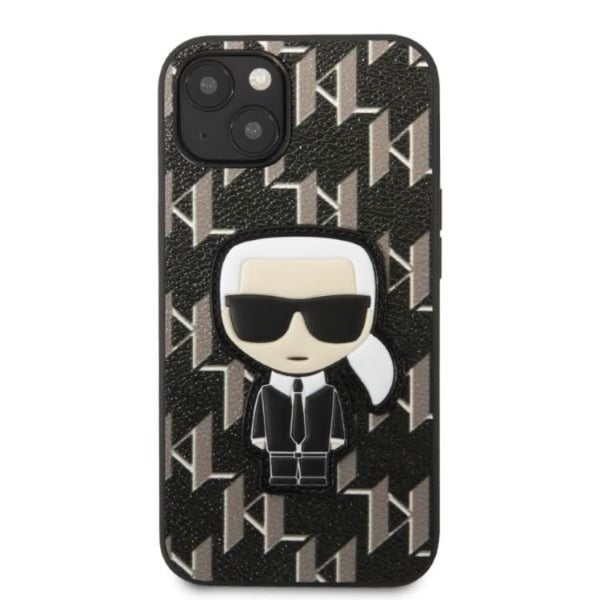 Karl Lagerfeld iPhone 13 mini Skal Monogram Ikonik Patch - Svart