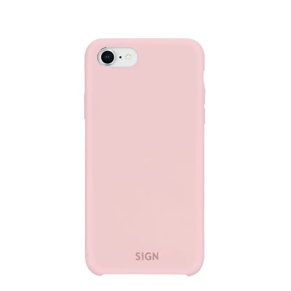 SiGN iPhone 7/8/SE (2020/2022) Skal Liquid Silicone - Rosa