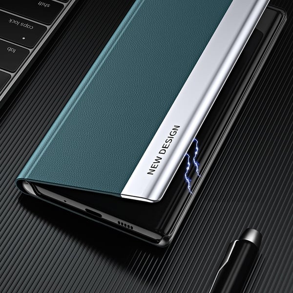 Galaxy S23 Plus Fodral Sleep Pro Flip - Blå