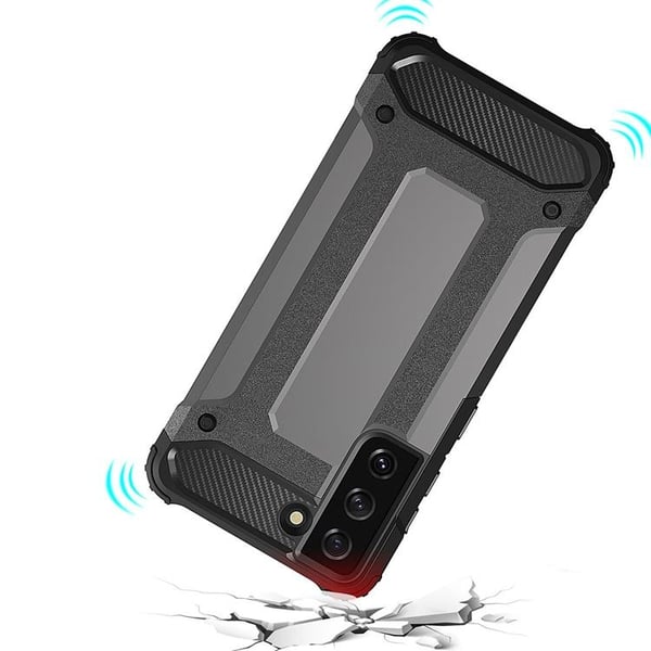Galaxy S23 Ultra Skal Hybrid Armored - Blå