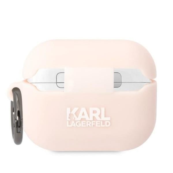 Karl Lagerfeld AirPods Pro -kuori silikoni Choupette Head 3D - Pinkki
