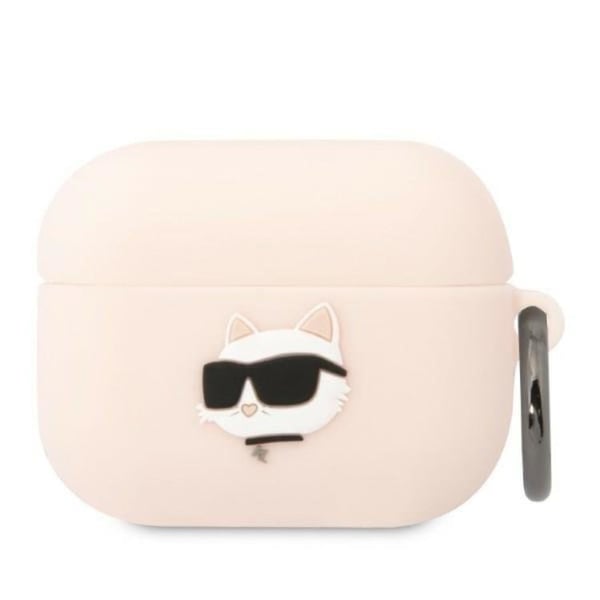Karl Lagerfeld AirPods Pro -kuori silikoni Choupette Head 3D - Pinkki Karl Lagerfeld AirPods Pro -kuori silikoni Choupette Head 3D - Pinkki