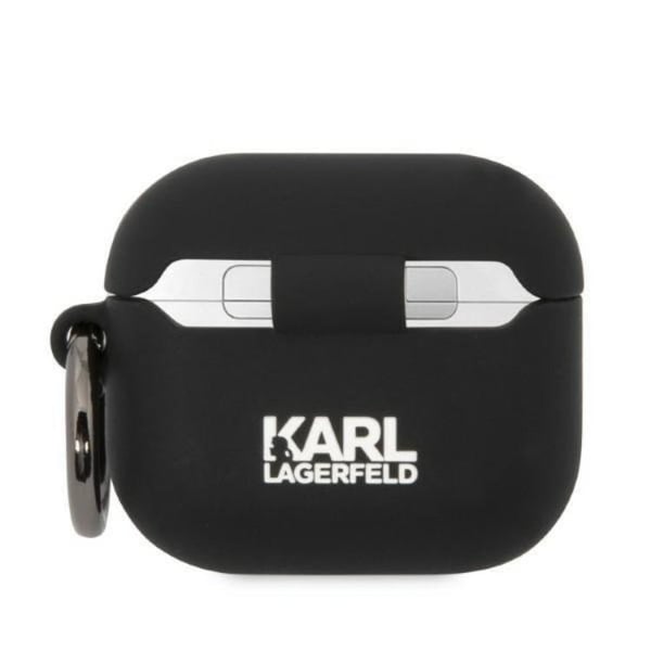 Karl Lagerfeld AirPods 3 -silikonikuori Choupette Head 3D - Musta