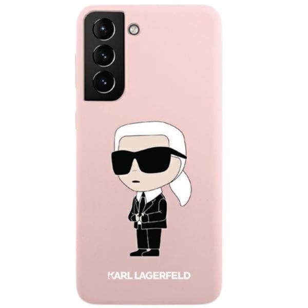 Karl Lagerfeld Galaxy S23 Skal Silicone Ikonik - Rosa Karl Lagerfeld Galaxy S23 Skal Silicone Ikonik - Rosa