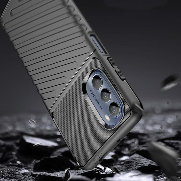 Motorola Moto G62 5G Skal Thunder Silicone Armor - Svart