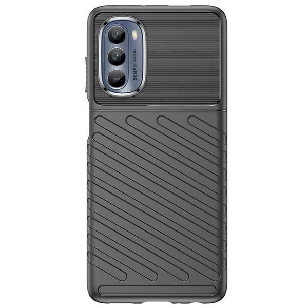Motorola Moto G62 5G Skal Thunder Silicone Armor - Svart