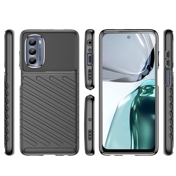Motorola Moto G62 5G Skal Thunder Silicone Armor - Svart