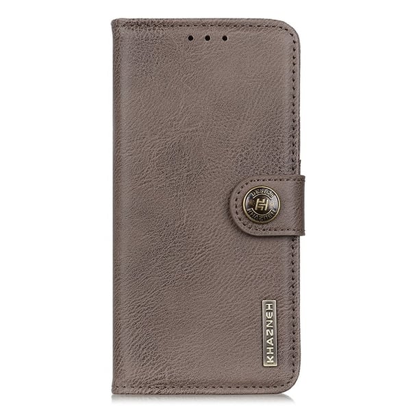 KHAZNEH Xiaomi Mi 11 Ultra Plånboksfodral Cowhide - Grå