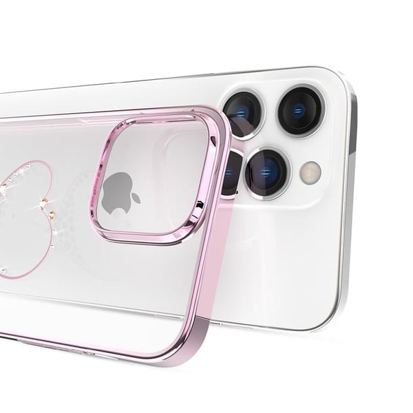 Kingxbar iPhone 14 Plus Skal Wish - Rosa Crystals