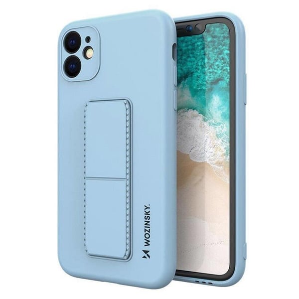 Wozinsky Galaxy A72 4G Taske Kickstand Silikone - Lyseblå
