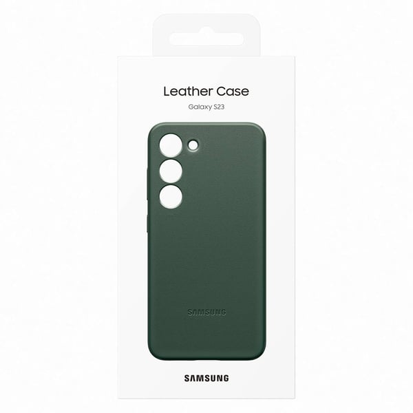 Samsung Galaxy S23 Skal Läder - Grön