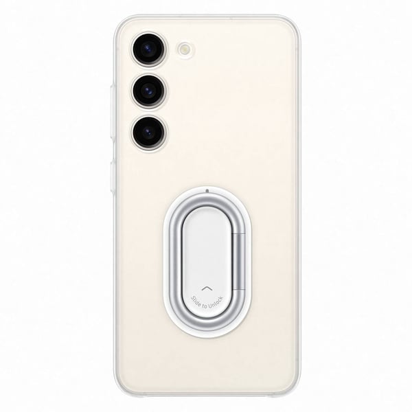 Samsung Galaxy S23 Skal Ringhållare Gadget - Transparent