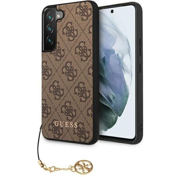 Guess Mobilskal till Galaxy S23 Charms Collection - Brun