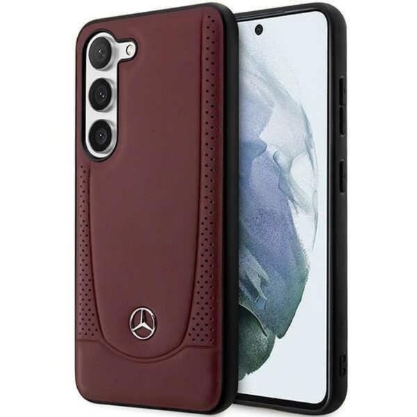 Mercedes Galaxy S23 Plus Skal Läder Urban Bengale - Röd Mercedes Galaxy S23 Plus Skal Läder Urban Bengale - Röd